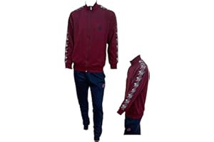 Lotto TUTA UOMO IN FELPA GARZATA - TUTA UOMO COMPLETA - TUTA SPORTIVA UOMO - TUTA UOMO COTONE FELPATO - TUTA UOMO INVERNALE