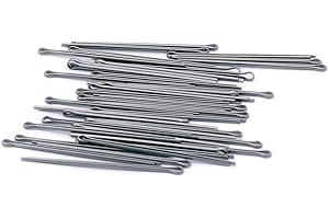 SINGULARITY SUPPLIES M1.6 (1.6mm x 20mm) Split Cotter Pin - Stainless Steel (A2) (Pack of 40)