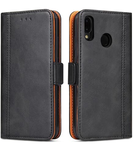Mulbess Leder Flip Case Für Huawei P20 Pro – Mit Kartenfach & Magnetverschluss, Mintblau