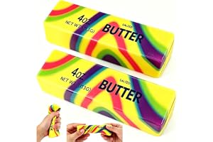 Butter Squeeze leksak, smörpinne långsamt uppstigande fidget-leksak, smörpinne klämleksaker sensorisk anti-stress för barn oc