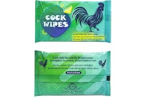 GADGETKING Cock Wipes Novelty Gift For Him Men Birthday Rude Adult Stocking Filler Prank Mens Secret Santa Boyfriend Rude Christmas Birthday Wank Retirement Present Idea Friend Dad Sock Fathers Day Boss Office