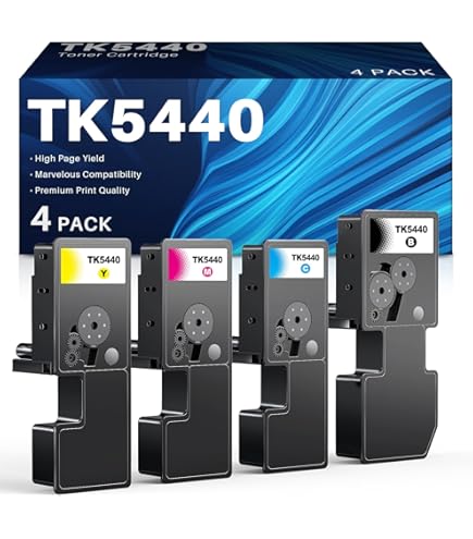 LCL TK5440 Nero Cartucce Di Toner Compatibile Per Kyocera TK-5430 TK-5440 TK-5430K TK-5440K Compatible Per Kyocera ECOSYS MA2100 MA2100cwfx MA2100cfx PA2100cx PA2100cwx (2-Pack - Foto 3