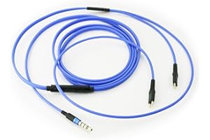 FeiYen Replacement Cable Compatible with Sennheiser HD25 / HD25-1 / HD25-1 / II HD25-13 / HD25-C Headphone, Remote Volume Control & Mic, Compatible with Samsung Galaxy Sony Xiaomi Huawei Android