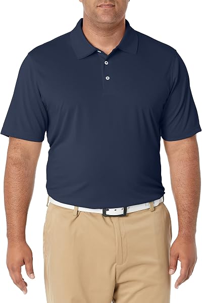 Amazon Essentials Hombre Polo de Golf, Secado Rápido Que Absorbe la Humedad, Manga Corta - 1