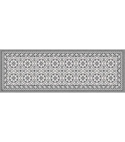 Vilber Vinyl-Teppich Patchwork – 52x120 Cm, Mehrfarbig, Rutschfest, Für Flur, Küche & Wohnzimmer