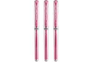 ‎UNI-BALL uni-ball Signo Pen UM-153 Tintenroller, Metallspitze, 1 mm Spitze, 0,65 mm Strichbreite mit Gummigriff, 3 Stück