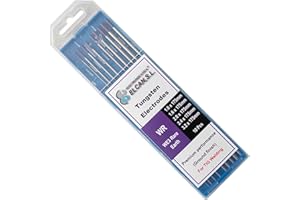 ELECTROMECANICA CANTABRIA ELCAN ELCAN Tungsten TIG Welding Rare Earth Purple Violet E3 professional, elettrodi per saldatura per torcia TIG 1.0 1.6 2.0 2.4 3.2 mm, 10 unità - Dimensioni: 1.0/1.6/2.0/2.4/3.2 x 175 mm