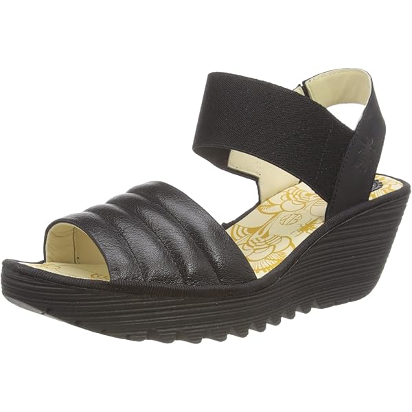 Fly London Yaji888fly sandalen voor dames, Zwart 000, 39 EU