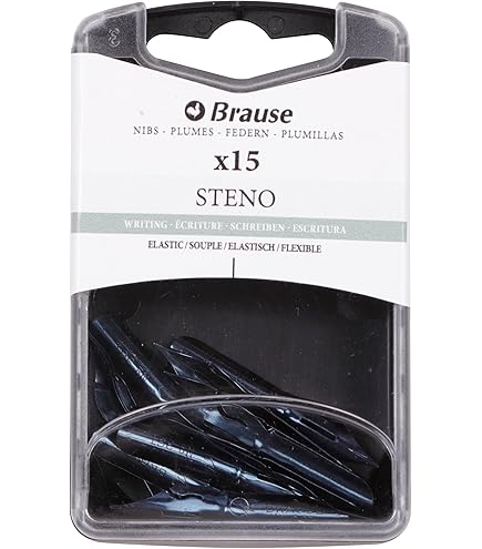 Brause Steno Feder 361 „Blue Pumpkin“ – 3er Pack Mit Hoher Tintenkapazität Für Feine Linien