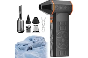 CHENRI 2026 Upgrade 5000W Snow Blower, Frostblazer Tragbare Schnee-/Staubentferner für Autos, Windschutzscheiben Enteiser und Schneeräumer mit effizienter Turbine, Elektrischer Schneefräse für Autos und LKWs