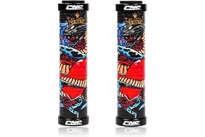 SHENZHENSHISHILILANTIANKEJIYOUXIANGONGSI CNC Puños Bicicleta,Puños MTB Silicona,Puños Bicicleta Montaña Silicona con Doble Bloqueo para MTB/BMX/Plegables/Mountainbike.