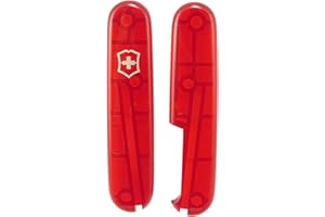 Victorinox Translucent Red Scales for 91mm Swiss Army Knife - Victorinox handles