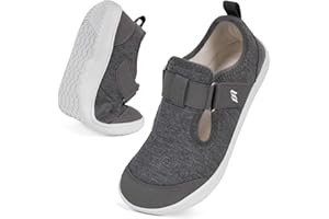 Bigzagger Diabetiker Hausschuhe Herren Damen Extra Weit Diabetiker Schuhe mit Schuhverschluss Ultraleicht Orthopädische Schuhe Gesundheitsschuhe für Geschwollene Füße