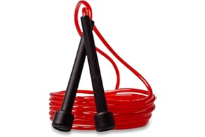 Harlington Group Skipping Rope Speed Jump Rope Fitness Conditioning Workout Fat Burning Gym Healthy Exercise Boxing HIIT Interval Training Double Unders