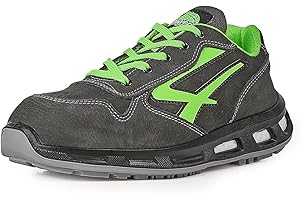 U-POWER DON'T WORRY... BE HAPPY! U-Power Red Lion Scarpe Antinfortunistiche Unisex, Scarpe da Ginnastica in Pelle Leggere, Flessibili, Antiperforazione, con Suola Infinergy, con Puntale in Alluminio (42)