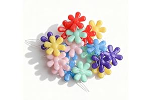 Alinw 18 Pcs Needle Threaders, Flower Needle Threader Threaders Hand Sewing for Sewing Machines Tool for Mending Clothes, Cross Stitch Repair Clothing