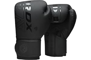 RDX Enfants Gants de Boxe pour Muay Thaï et Entraînement, Junior Kara Gants en Maya Hide Cuir pour Kickboxing, Sacs de Frappe, Sparring, Vitesse Ball, Arts Martiaux et Pattes d'ours, Boxing Gloves
