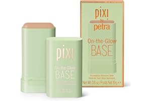 Pixi Beauty On-the-Glow Base| Tinted Moisturizer Foundation Stick | Honey: Medium, tan shade| 0.6 oz / 19g