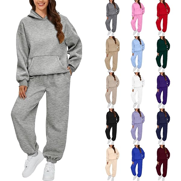 Damen Lounge Set 2-teilig - Kuscheliger Zweiteiler Aus Baumwolle Für Home & Freizeit