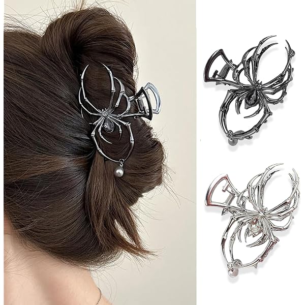 Modische Haarklammer Mit Schlangen-Design – Metall, 10,9 Cm, Rutschfest, Für Halloween Oder Alltag