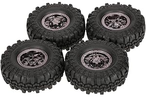 Goolsky AUSTAR AX 4020H 4pcs 1,9 Pouces 110 mm 1/10 Rock Crawler Pneus avec Jante Beadlock de Placage pour D90 SCX10 RC4WD AXIAL TF2 RC Voiture