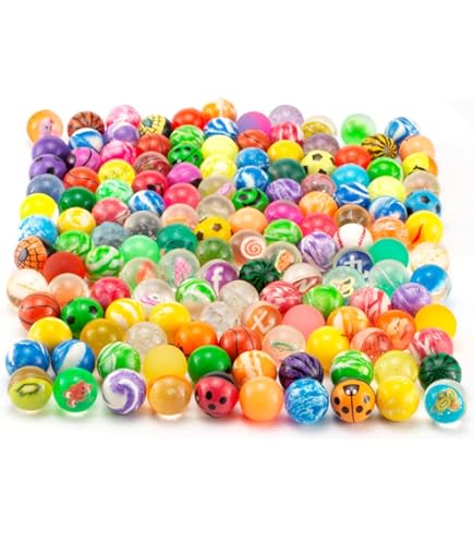 Pelota Piscina 100 Pelotas Saltarinas Goma Elástica 25mm