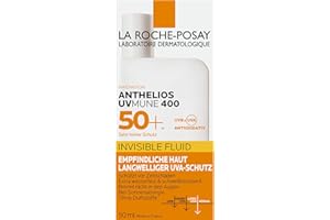 La Roche-Posay Anthelios UVMune 400 Invisible Fluid LSF 50+ für empfindliche Haut, 50 ml Cream