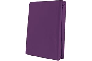 Leonado Vicenti Classic Prześcieradło z gumką, 100% bawełna, dżersej, w wielu kolorach i rozmiarach (rozmiar: 120 x 200 cm – 130 x 200 cm, kolor: fioletowy)