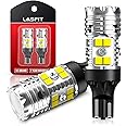 LASFIT 921 912 T15 CANBUS Error Free LED Reverse Back Up Light Bulb, White Light, New Upgrade Design，2 pack