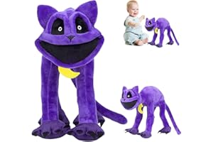 DONGSZQ Smiling Critters Series Figure, Smiling Critters Plush Toy, Jouet en Peluche Peluche Catnap, Poupée en Peluche de la série Smiling Critters, pour Fille Garçon Cadeau pour Enfants