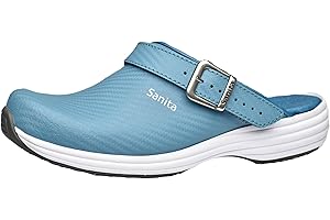 Sanita | Wave Carbon Open Clog | Original Handmade for Women | Extremely Non-Slip Sole with SRC Level