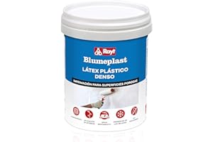Rayt 157-09 Blumeplast M-20: Látex plástico denso, sellador de superficies de yeso, cemento, estuco, madera, y sellante para manualidades. Secado transparente. 1 kg
