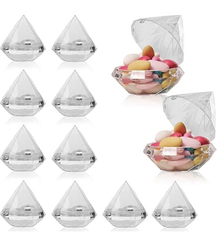 Bomboniera portaconfetti in plexiglass a forma di cuore – Gift – Ricamo e cucito
