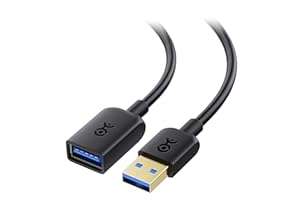 Cable Matters Przedłużacz USB na USB (przedłużacz USB 3 / przedłużacz USB) w kolorze czarnym, 2m