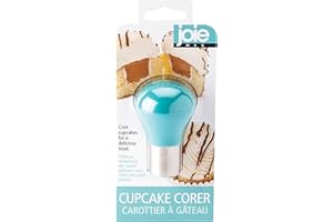 Joie Kitchen Gadgets 39900 Cupcake Corer, Stainless Steel, Teal/Silver, 2" x 1.5" x 3"