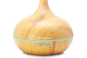 PHOENIX TECHNOLOGIES HUMIDIFICADOR ULTRASONICO Phoenix Zen O2-400ML - SILENCIOSO - hasta 6 Horas - LED 7 Colores - Control Remoto