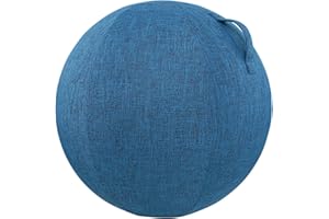 ZOSONET Sitzball Abdeckung,55cm 65cm 75cm Gymnastikball Bezug für Sitzball Fitnessball,Faltbar Sitzbälle Stoff Bezug - für Fitnessball Pilates Yogaball/Büroball Balance Ball