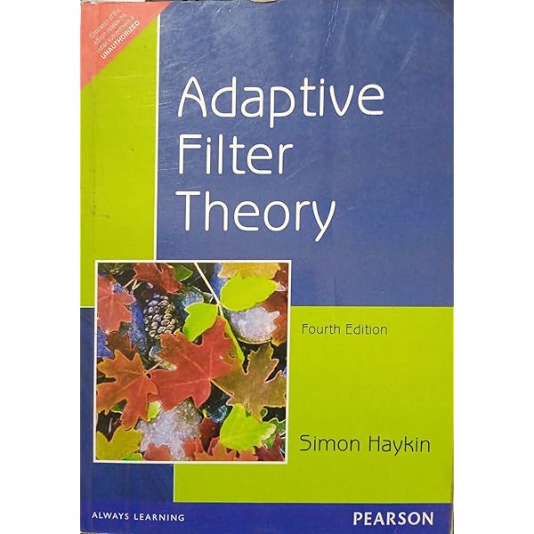 洋書 Adaptive Filter Theory fourth edition Adaptive Filter Theory: Haykin, Simon: 9780130901262: Amazon.com