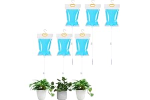 AHXOYOHE 6Pcs 3.5 L automatic watering system,plant watering bags for plants,plant drip irrigation device for indoor and outdoor