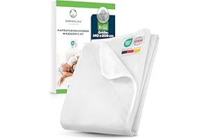 Sensalou Matratzenschoner wasserdicht 140 x 200 cm 2er Set – Matratzenschutz Auflage für Jugendliche & Teenager – Nässeschutz Unterlage atmungsaktiv, geräuscharm, waschbar