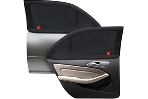 ROYAL RASCALS Chaussette pour vitre x2, Protection 40+ Contre Les Rayons UV nocifs, Couvre 100%, Taille Universelle pour Toutes Les Voitures, Anti-éblouissement, Matériel Haute qualité