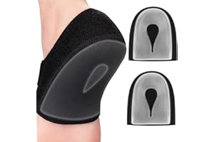 Okaywork 2 pcs talloniera per spina calcaneare Protezioni per tallone in gel per fascite plantare,solette per tallonite per,sollievo dal dolore,fascite plantare cuscino di supporto (Nessun buco)