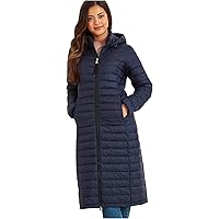 polar hybrid long down jacket
