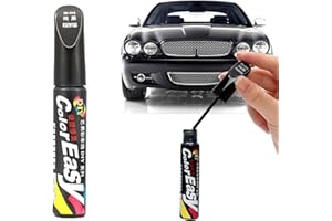 TUKNON Stylo Retouche Peinture,Stylo Retouche Voiture,Stylo Réparation des Rayures Auto,Rayures Réparation De Peinture,Anti Rayure pour Carrosserie Moto Voiture Vélo,1 Pièce,Noir