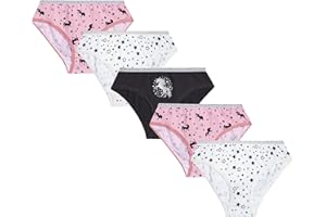 SOCKSVILLE Girls Briefs 5 Pack | Rainbow, Unicorn, Mermaid, 100% Cotton Girls Knickers | Soft Comfortable, Breathable, Lightweight | Everyday, School, Home | Toddler Panties, Underwear | 2-13 Years