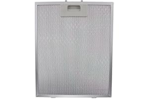 PUUPAA Metall-Fettfilter für Dunstabzugshaube, für die meisten führenden Marken von Dunstabzugshauben/Abluftventilatoren, 300 x 250 x 9 mm, 1 Stück