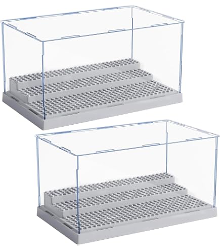 Vitrine Acrylique Pour Modèle LEGO 42177 Mercedes-Benz G 500 – Protection Anti-poussière – Socle Noir – 50 X 30 X 27 Cm