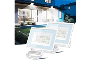 Aigostar Foco LED Exterior 30w,2510LM Foco Proyector LED,IP65 Impermeable Luz de Seguridad,Luz blanca 6500K Luces led exterior,Para Jardín,Patio,Garaje,Paquete de 2