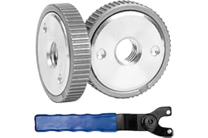 SAIBOO 2 sztuki Nakrętek Szybkomocujących SDS Clic M14 Nakrętka Szybkomocująca do Szlifierki Kątowej z Regulowanym Kluczem do Szlifierek Kątowych do Metabo, Makita, AEG, Dewalt, Flex, Hitachi itp