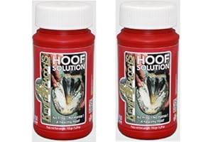KEVIN BACON'S Kevin Bacon’s Hoof Solution | Doppelpack | 2 x 150 g | Geeignet für jeden Pferdetypen | Mit integriertem Bürstenpinsel | Kann dabei helfen Hufprobleme zu verringern